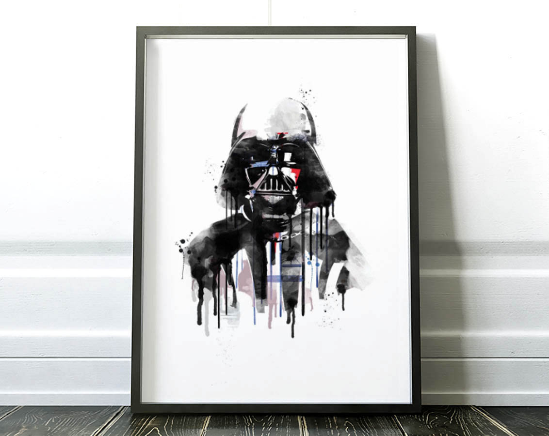 Art-Poster - Vader Watercolor 2Toast Design