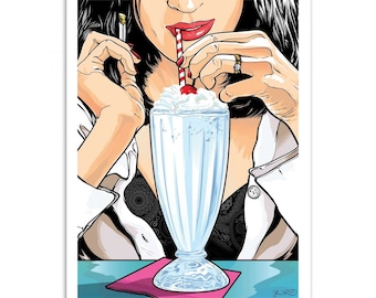 Art-Poster - Mia Wallace -  Joshua Budich