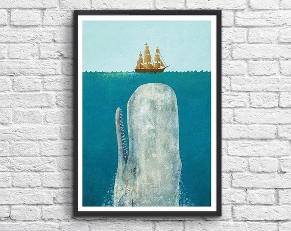 Art Poster 50 X 70 Cm The Whale By Terry Fan Etsy Art Poster 50 X 70 Cm The Whale By Terry Fan Etsy