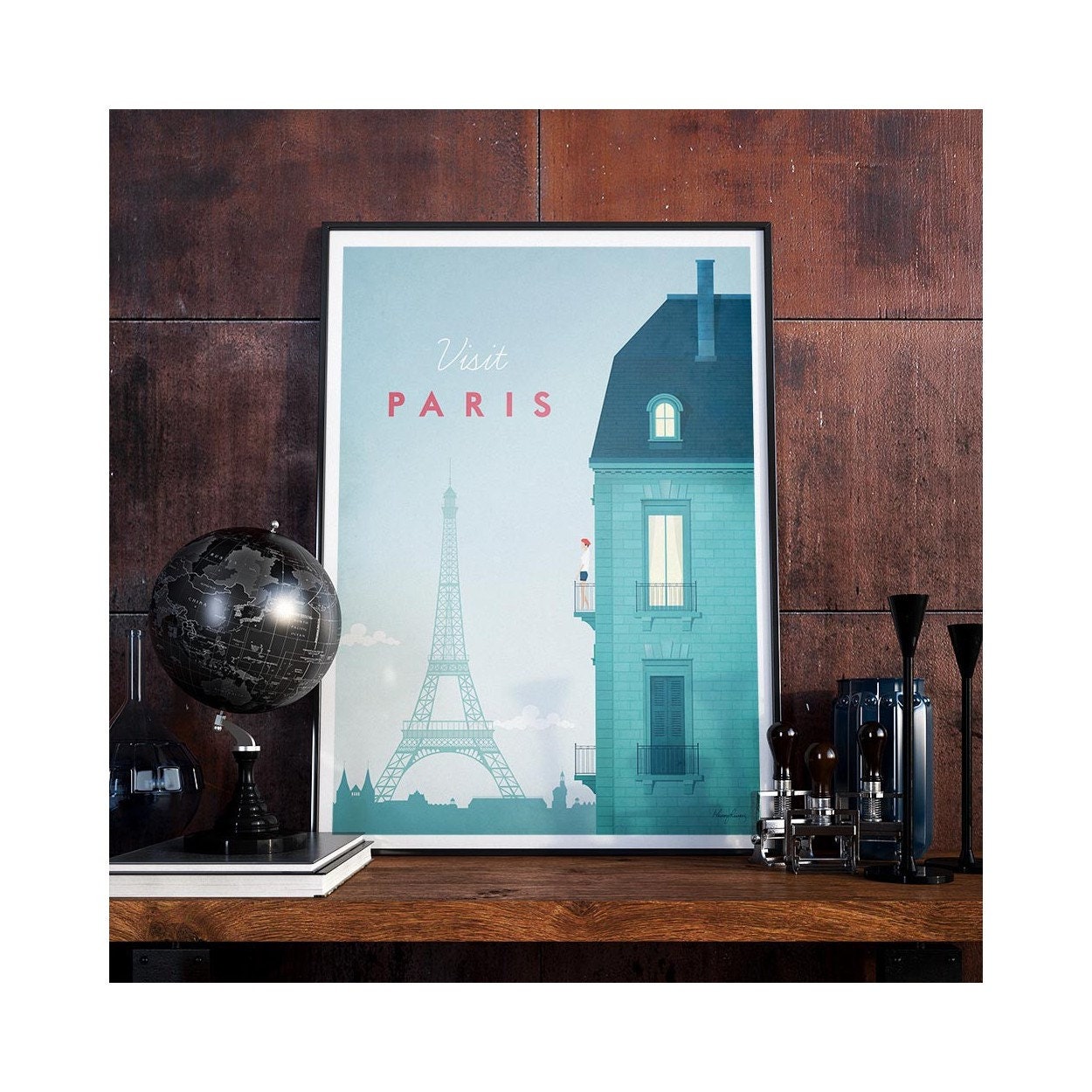 Art-Poster - Visit Paris Henry Rivers