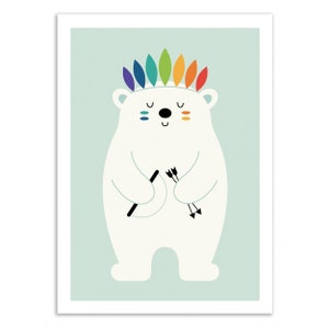 Art-Poster - Be Brave - Andy Westface