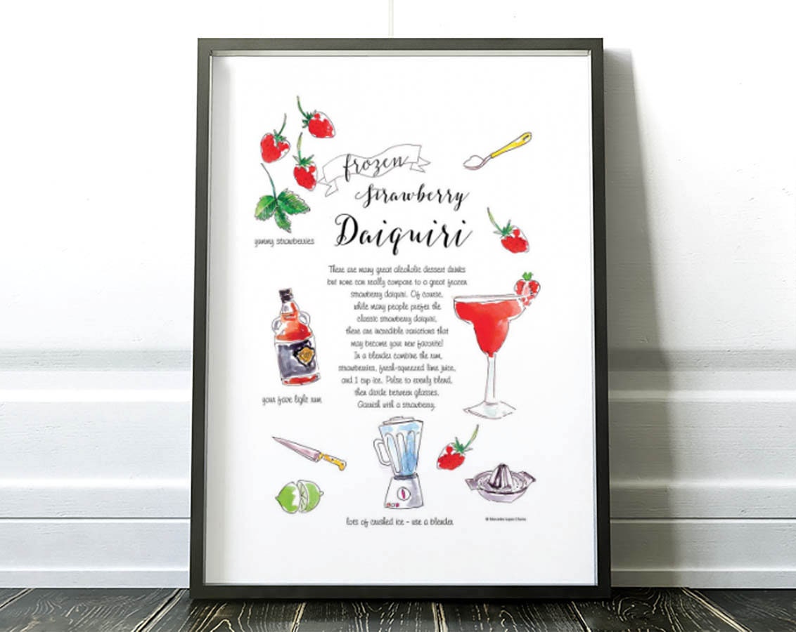 Art-Poster - Daiquiri Mercedes Lopez Charro