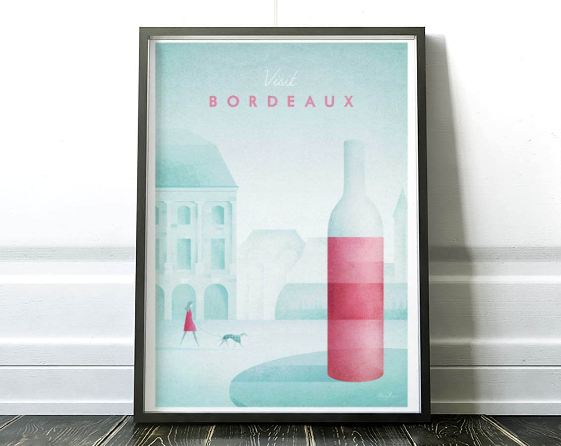 Art-Poster - Visit Bordeaux Henry Rivers