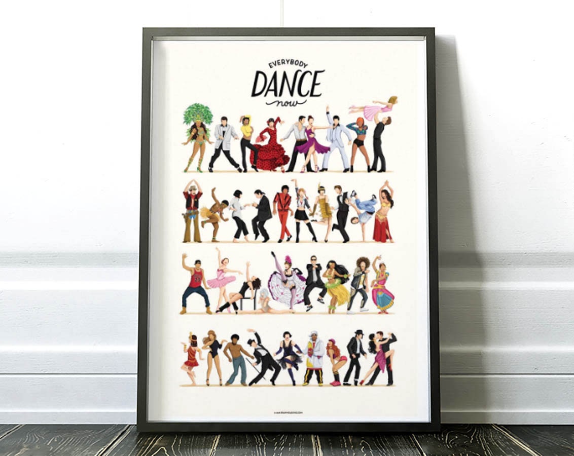 Art-Poster - Everybody Dance Now Nour Tohme