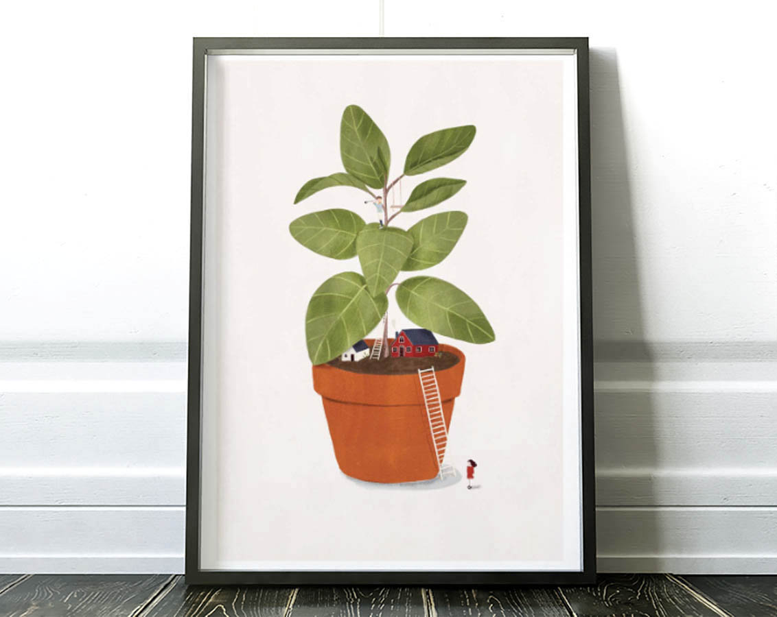 Art-Poster - Plant Home Maja Tomljanic
