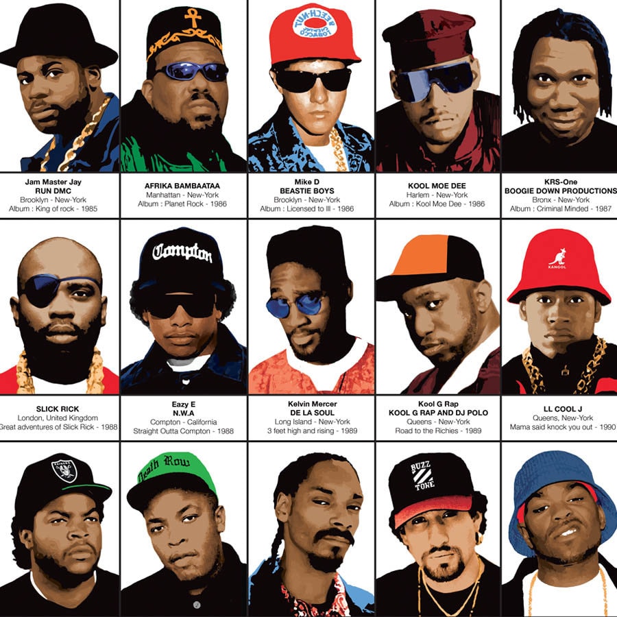 Art poster 70 X 100 Cm Legendary Rappers Chronology Etsy UK art-poster-70-x-100-cm-legendary-rappers-chronology-etsy-uk