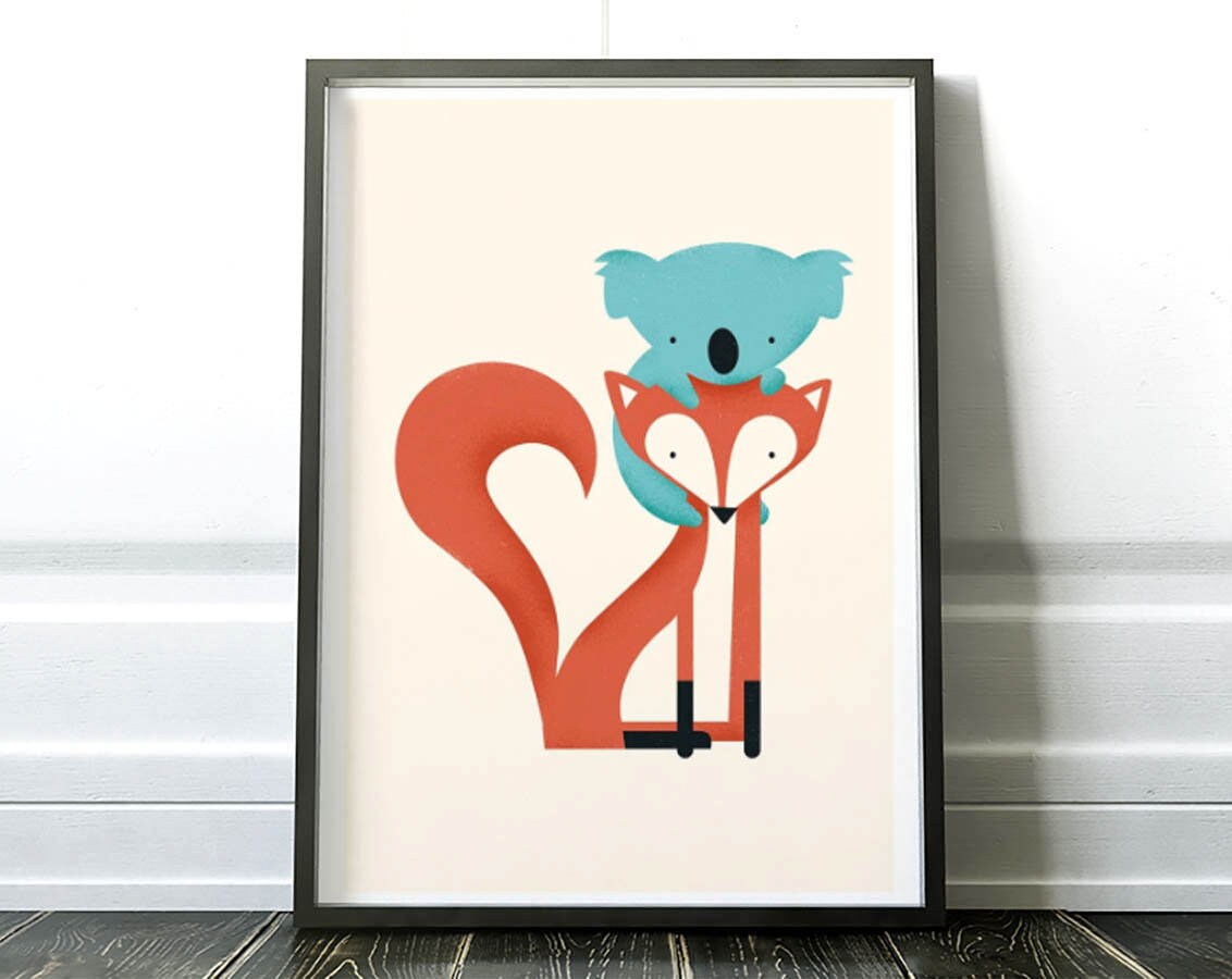 Art-Poster - Fox & Koala Jay Fleck