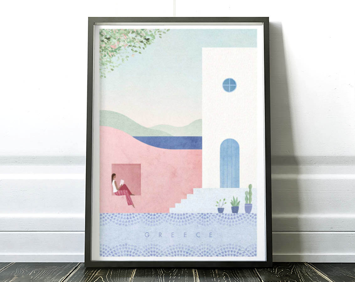 Art-Poster - Greece Henry Rivers