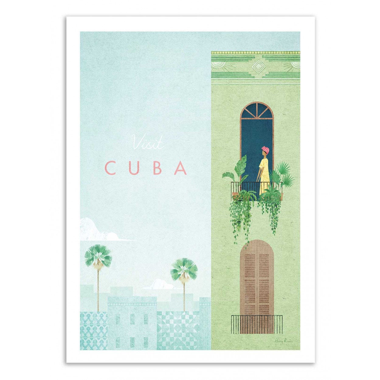 Art-Poster - Visit Cuba Henry Rivers