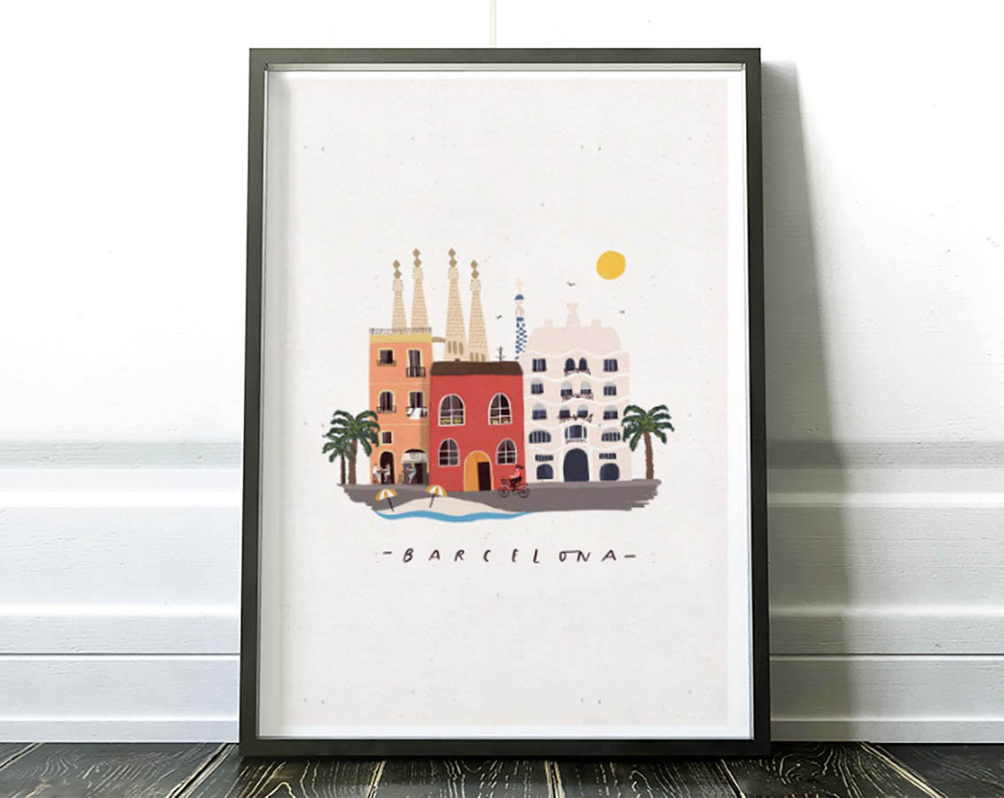 Art-Poster - Barcelona Maja Tomljanic