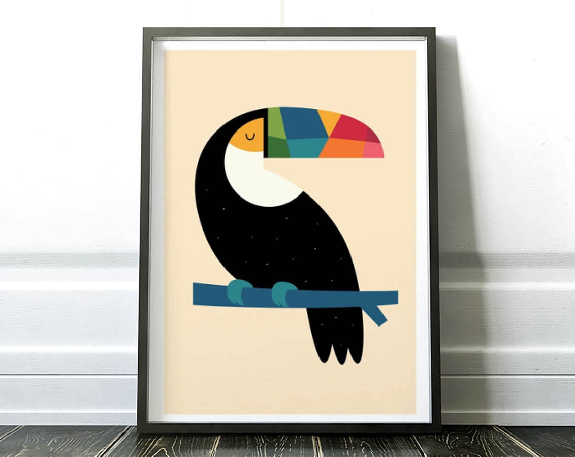 Art-Poster - Rainbow Toucan Andy Westface