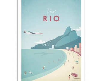 Art-Poster - Visit Rio - Henry Rivers