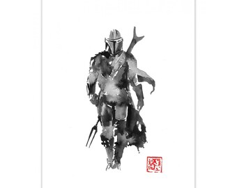 Art-Poster - The Mandalorian - Pechane Sumie