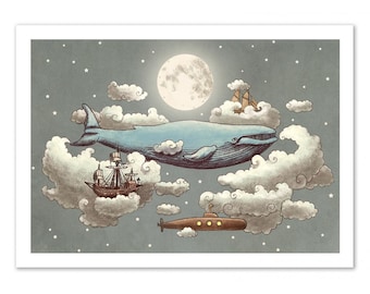Art-Poster - Ocean meets sky - Terry Fan