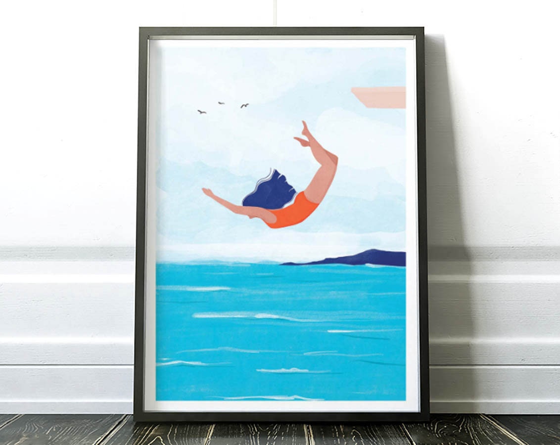 Art-Poster - Jump Maja Tomljanic