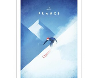 Art-Poster - Ski France - Henry Rivers
