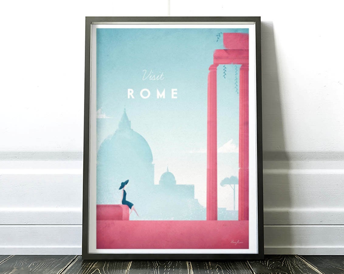 Art-Poster - Visit Rome Henry Rivers