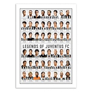 Art-Poster - Legends of Juventus FC - Olivier Bourdereau