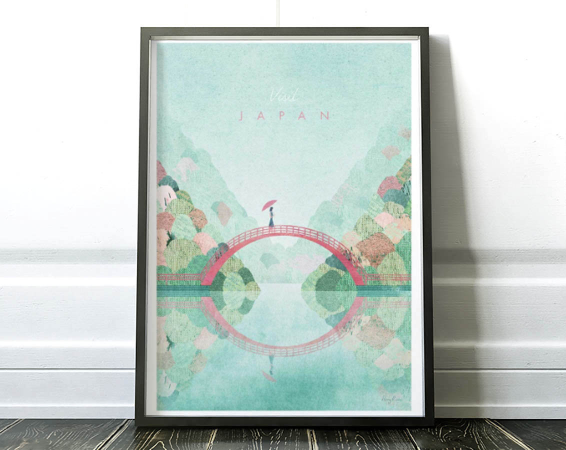 Art-Poster - Visit Japan Version 2 Henry Rivers