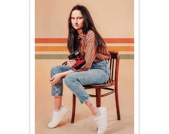 Art-Poster - Retro Mona - Jonas Loose