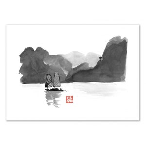Art-Poster - Halong Bay - Pechane Sumie