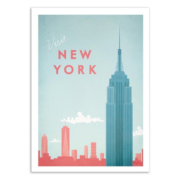 Art-Poster - Visit New York - Henry Rivers