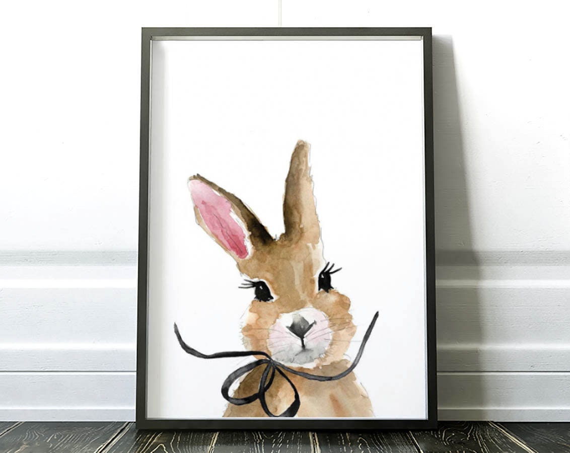 Art-Poster - Bunny Bow Mercedes Lopez Charro