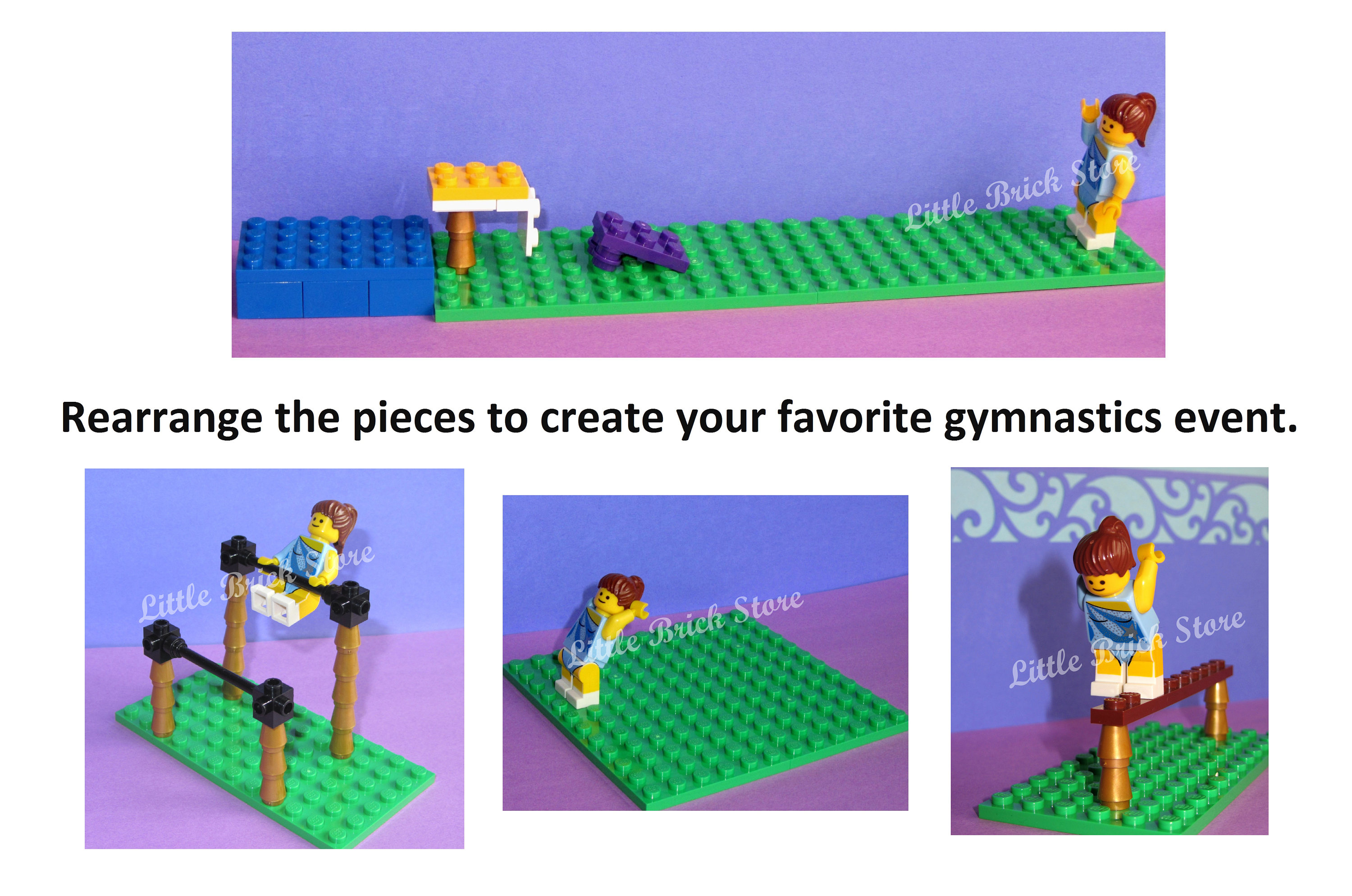 Lego gymnastics sales