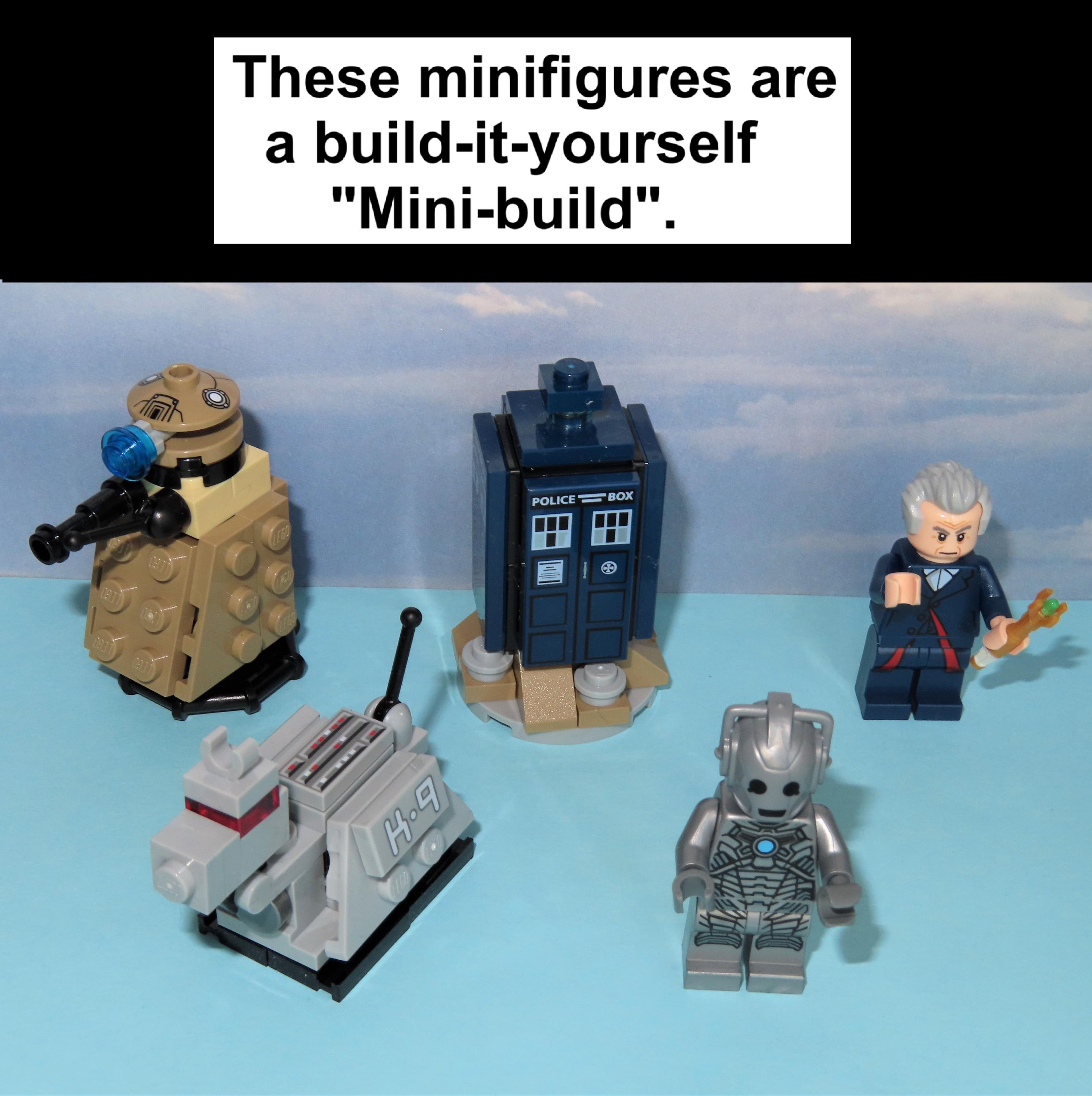 Lego Dalek Lego Davros Doctor Who Miniature Daleks