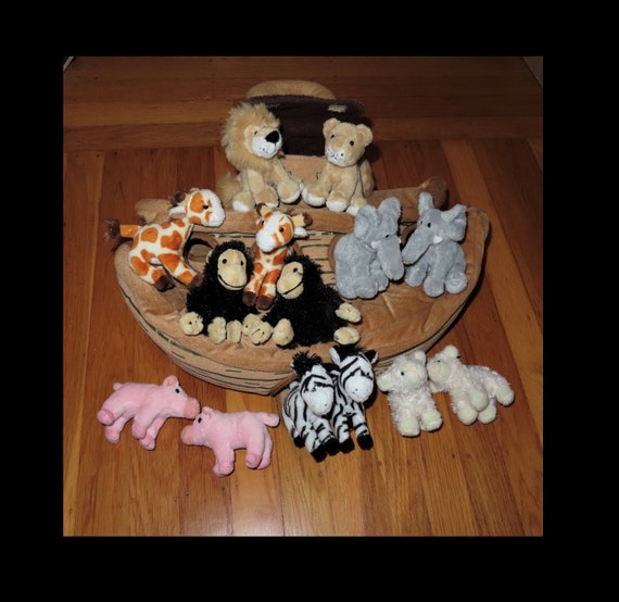 Fao Noah S Ark Plush Boat 14 Adorable Small Twin Etsy Fao Noah S Ark Plush Boat 14 Adorable Small Twin Etsy