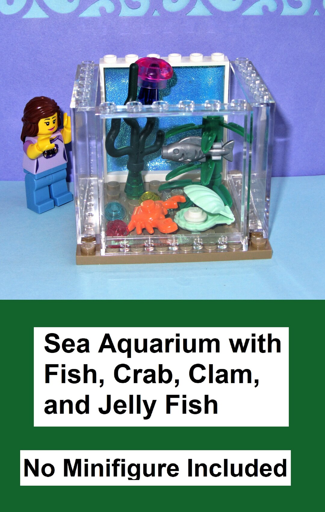 Lego City Fish Tank Lego Set Aquarium Lego Water Tank Miniature