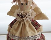 Angel Primitive Country Toilet Plunger Cover And Decoration