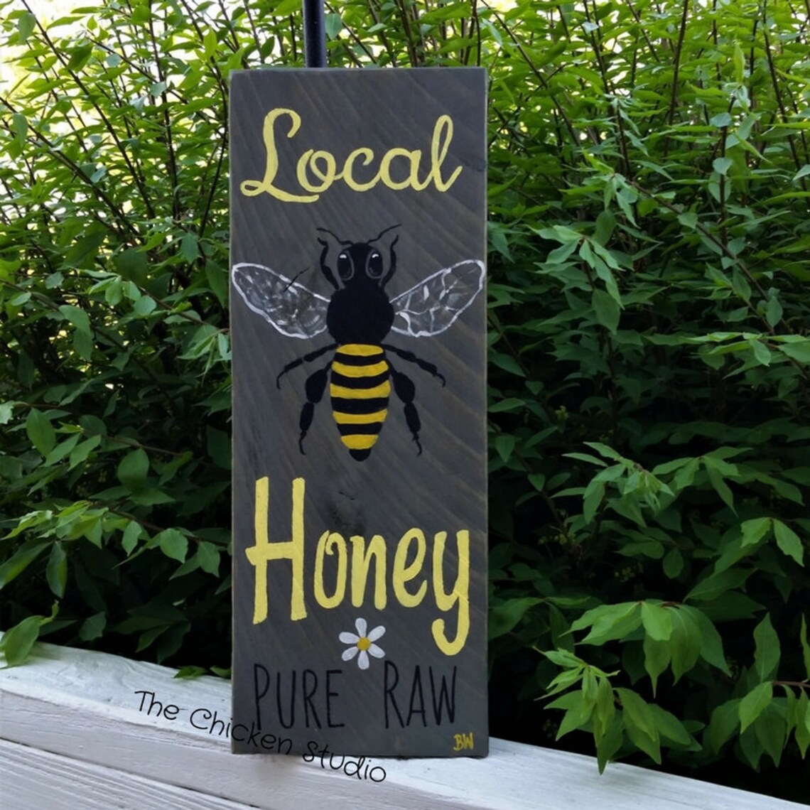 Local Honey Honey sign Pure Raw Beekeeper kitchen decor Etsy