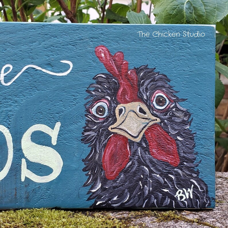 Peeps Chicken Coop Sign Entry Sign Chicken Coop Etsy