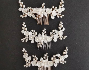 Bridal Hair Comb - Vintage Wedding Hair Piece- H033