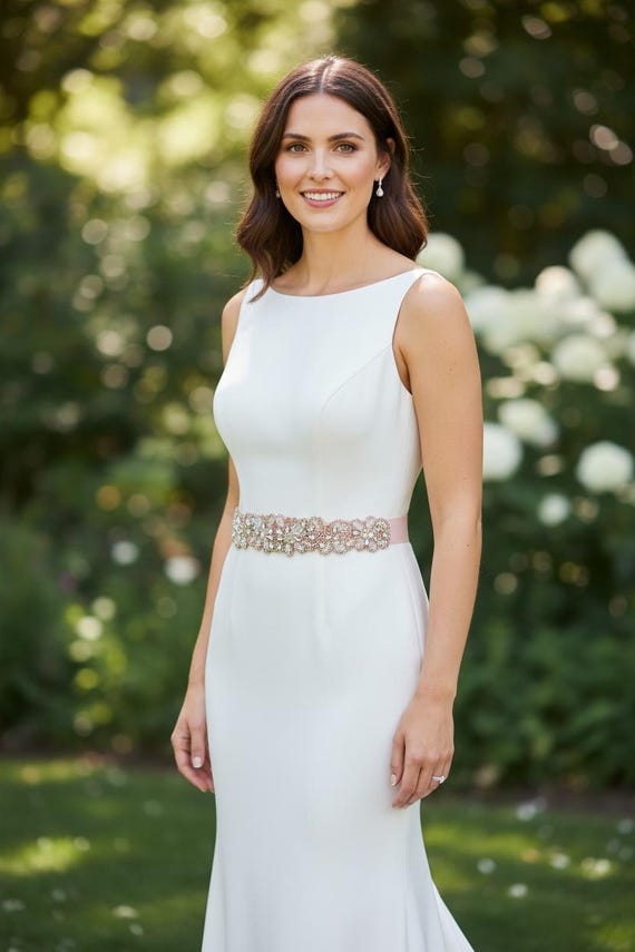 Rose Gold Bridal Belt-bridal Sash-rhinestone and Pearl Belt-rose Gold  Wedding Belt- Rose Gold Wedding Sash -champagne Blush Bridal Belt B109 -  Etsy Canada