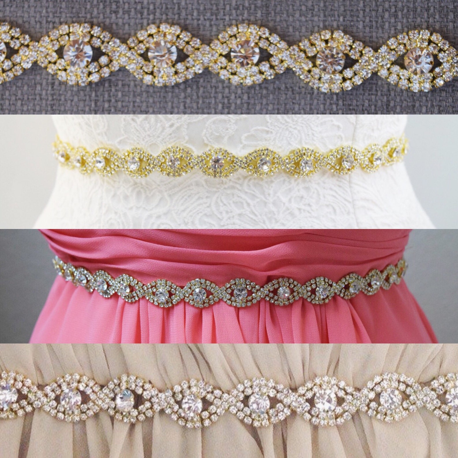 thin gold belt for dress