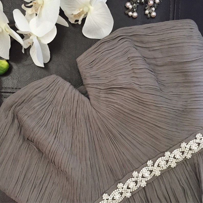 thin rhinestone belt