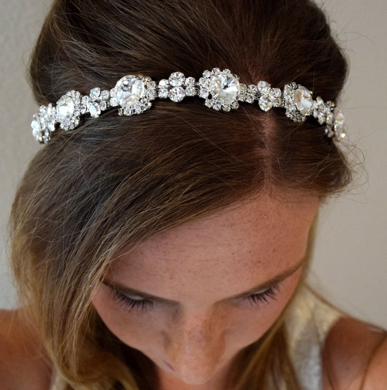 Rhinestone Bridal Headband EYM B027 Bridal Hair Piece