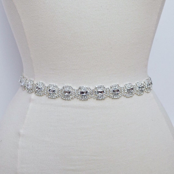 rhinestone bridesmaid belt