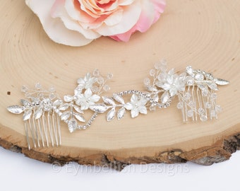 Vine Rhinestone Bridal Hair Comb - Decorative Bridal Headpiece- Wedding Hair Accessory- Vintage Wedding Hair Piece