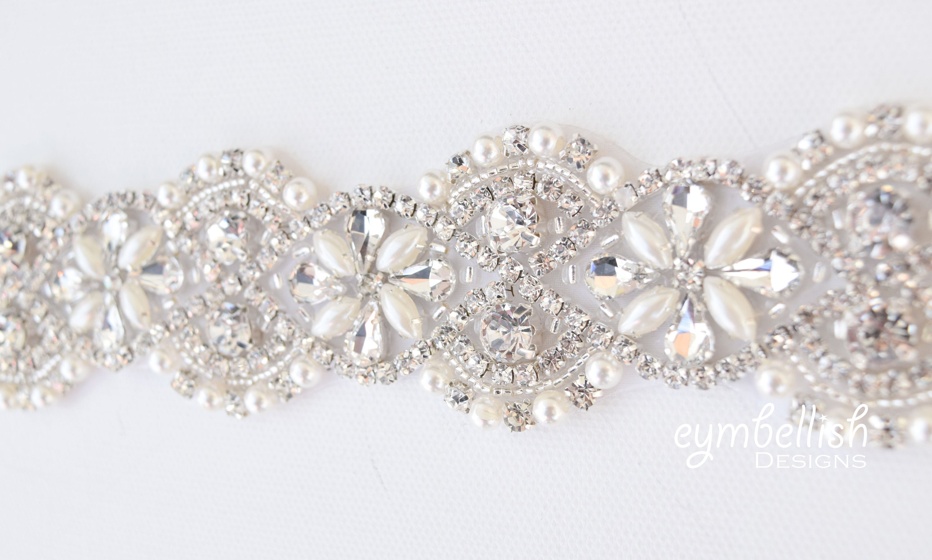 小物 MURRAL Snow cover pearl belt Pearl Belt, Beaded Belt, Pearl Strap, Individual Belt