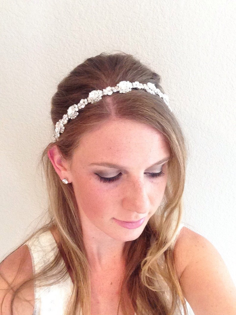Rhinestone Bridal Headband EYM B027 Bridal Hair Piece