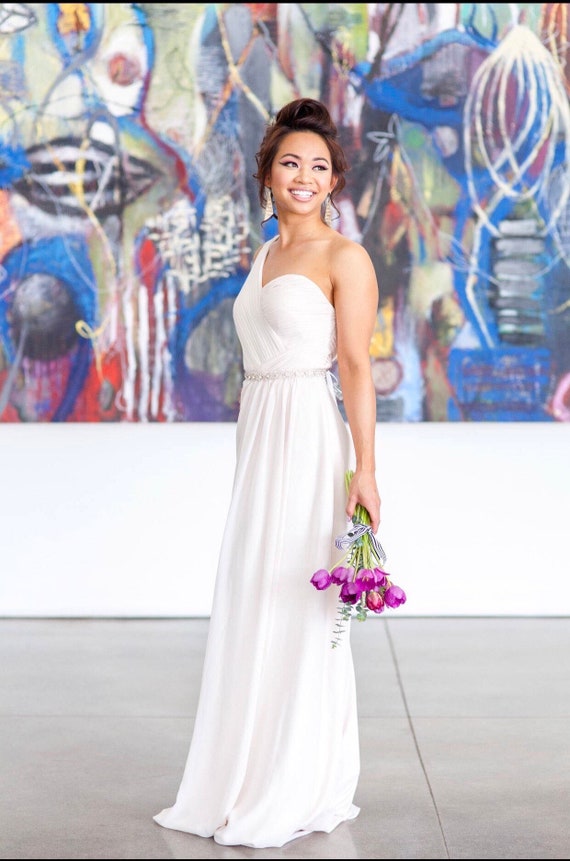 All the Way Around Rose Gold Belt With Clasp- Bridal Belt or Rose