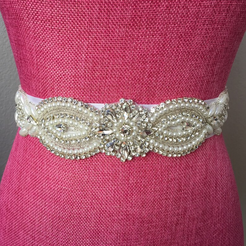 rhinestone belt sash