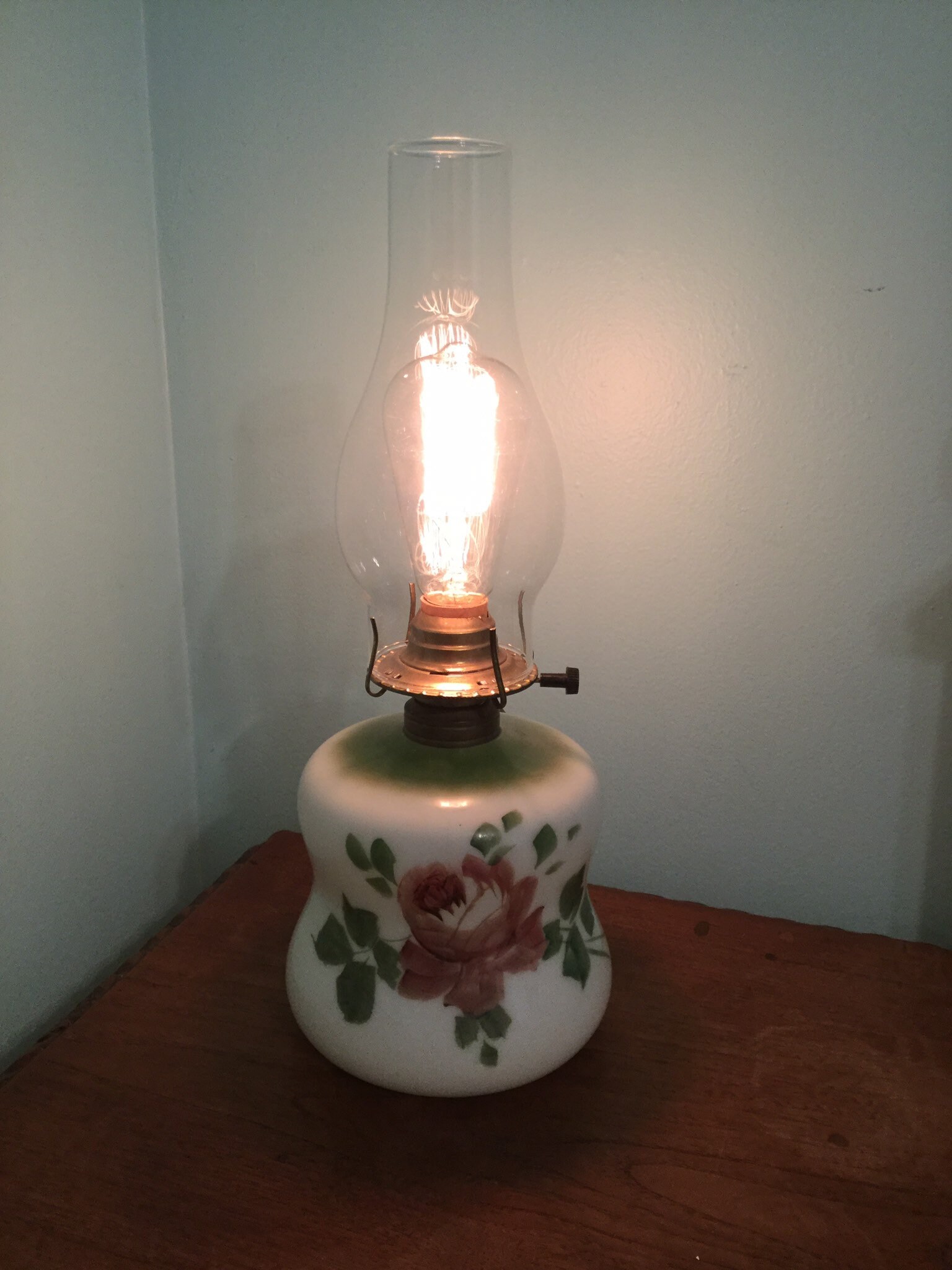 Vintage Electrified Oil Lamp Vintage Electric Oil Lamp Etsy
