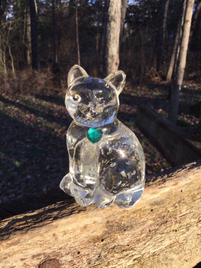 Vintage Lefton Cat Paperweight Vintage Lefton Cat Figurine Vintage Cat