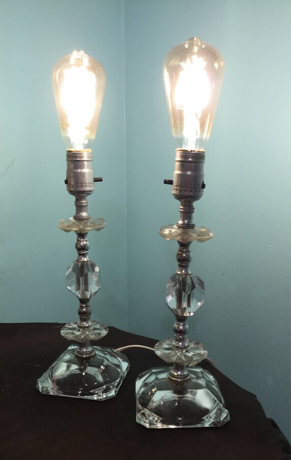pair of bedroom lamps