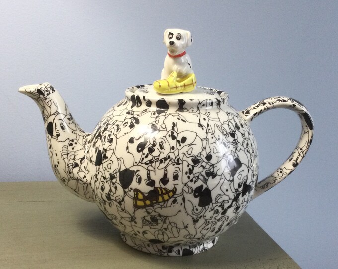 Vintage Disney 101 Dalmatians Teapot, P Cardew Teapot, Disney Teapot