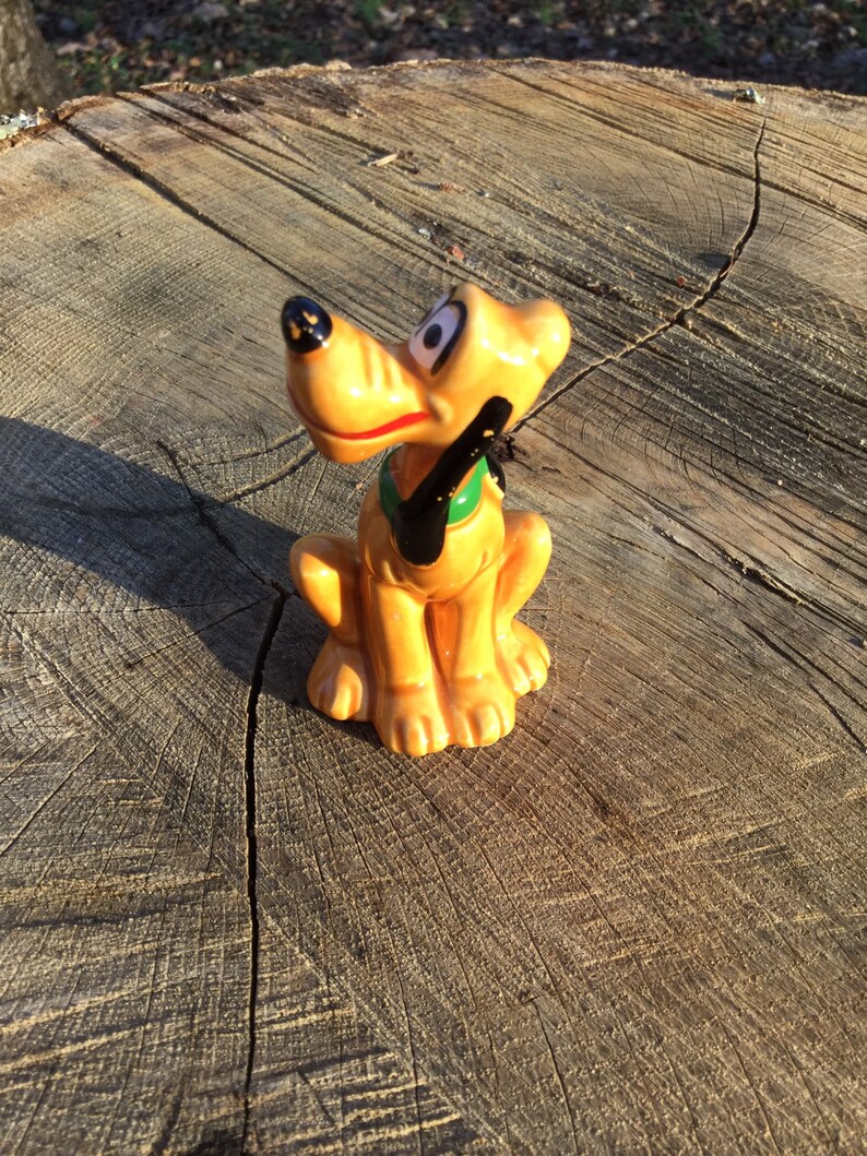 Vintage Pluto Figurine Vintage Miniature Pluto Figurine Made Etsy